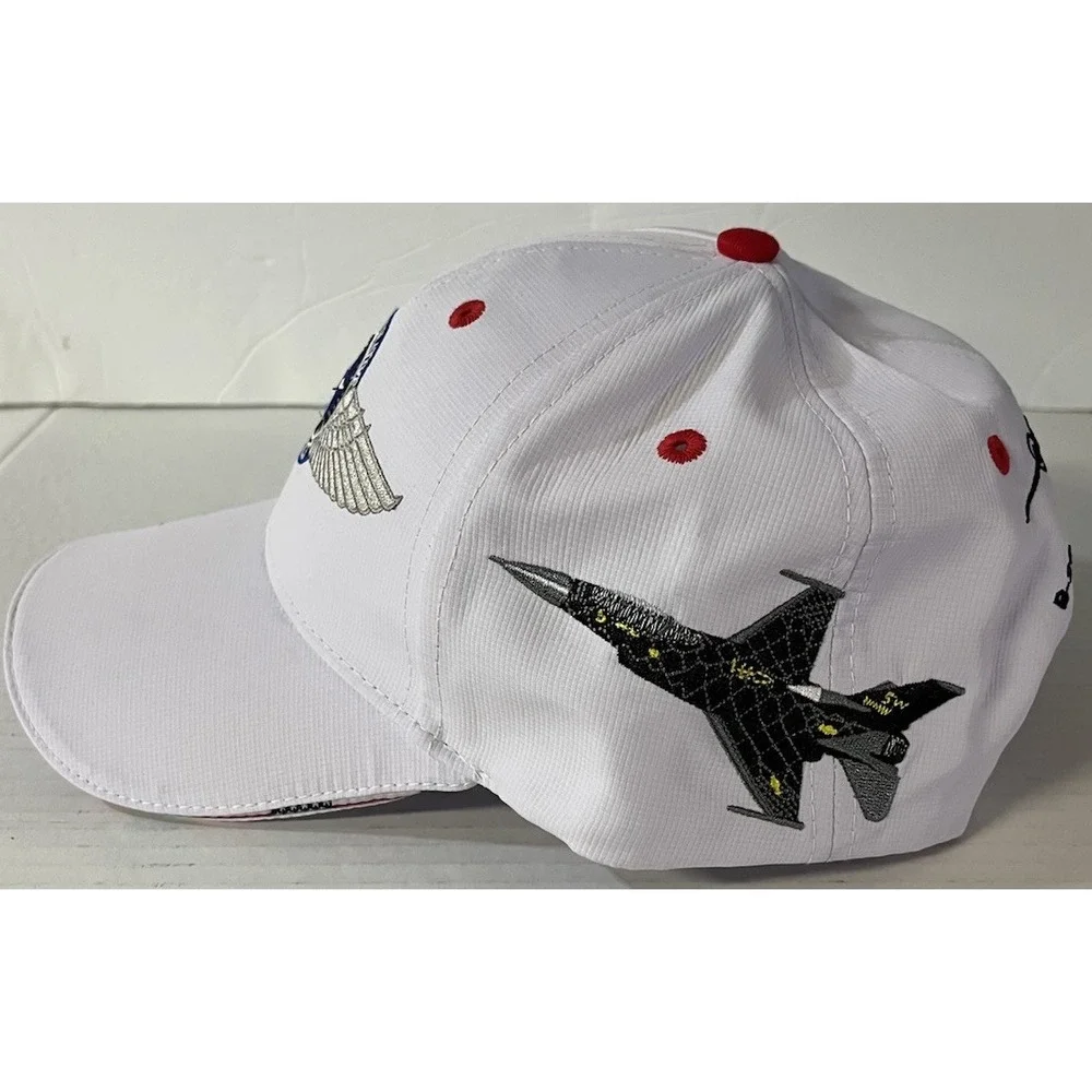 Wings Over Houston Airshow Hat Mens OSFM White Commemorative Air Force B-29 Cap